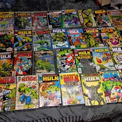 The incredible hulk all books in great condition and bagged different issues