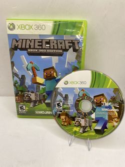 Minecraft: Xbox 360 Edition Microsoft Xbox 360, 2013 Tested Works - Great Disk