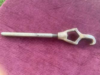 Vintage Jones Brass Fire Hidrant Wrench USA