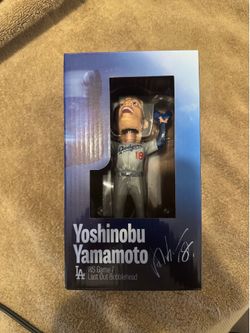 Yamamoto Game 7 Last Out Bobblehead