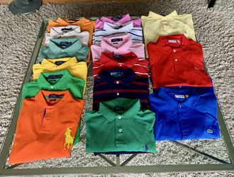 Polo Ralph Lauren Shirts collection like new! $40 each sizes M,L,XL,XXL FONTAINBLEAU AREA PICK UP