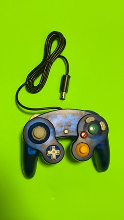 NGC Controller - TRANSPARENT BLUE - compatible with Nintendo GameCube Console controllers