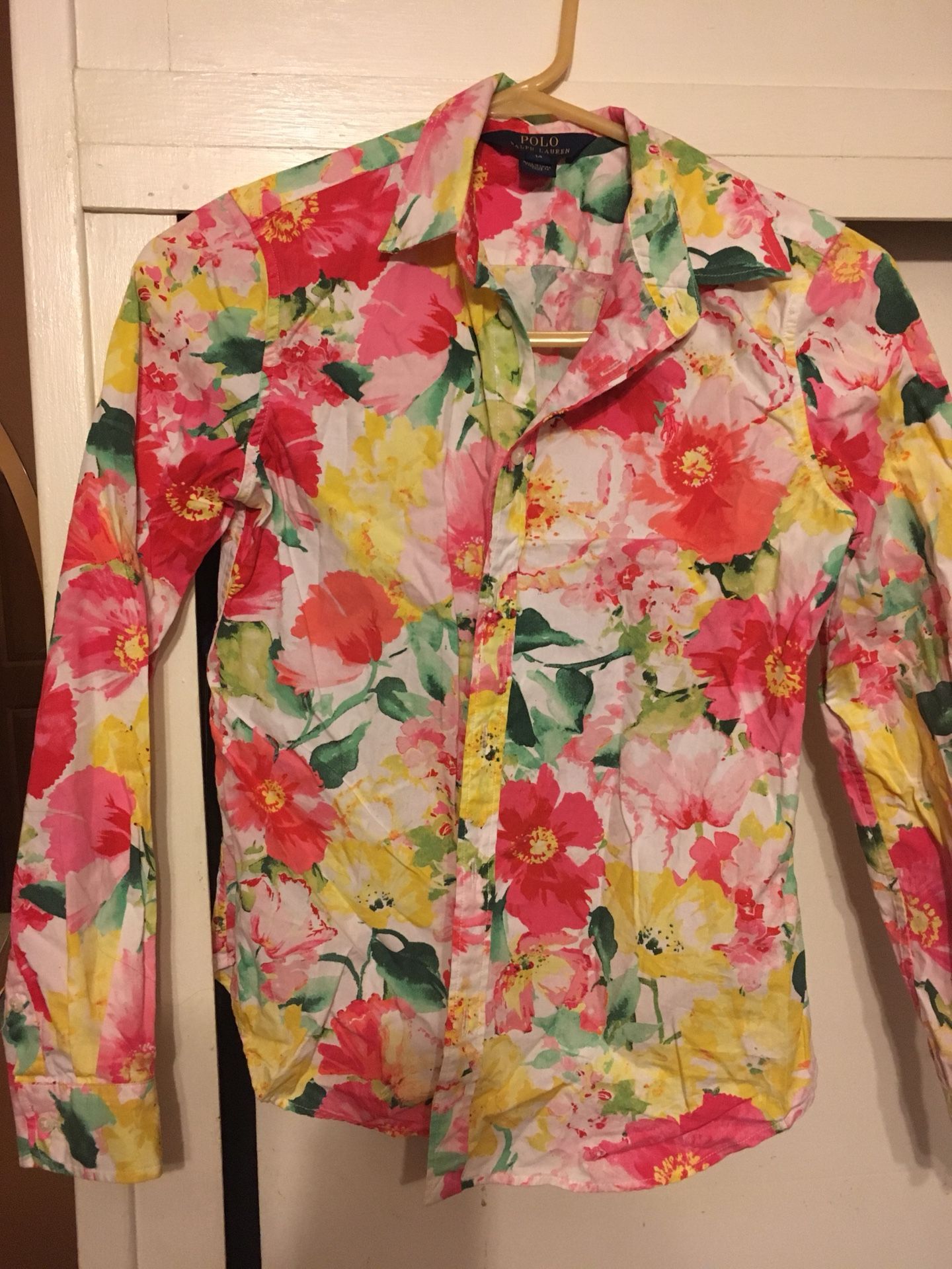 Girls polo shirt size 14