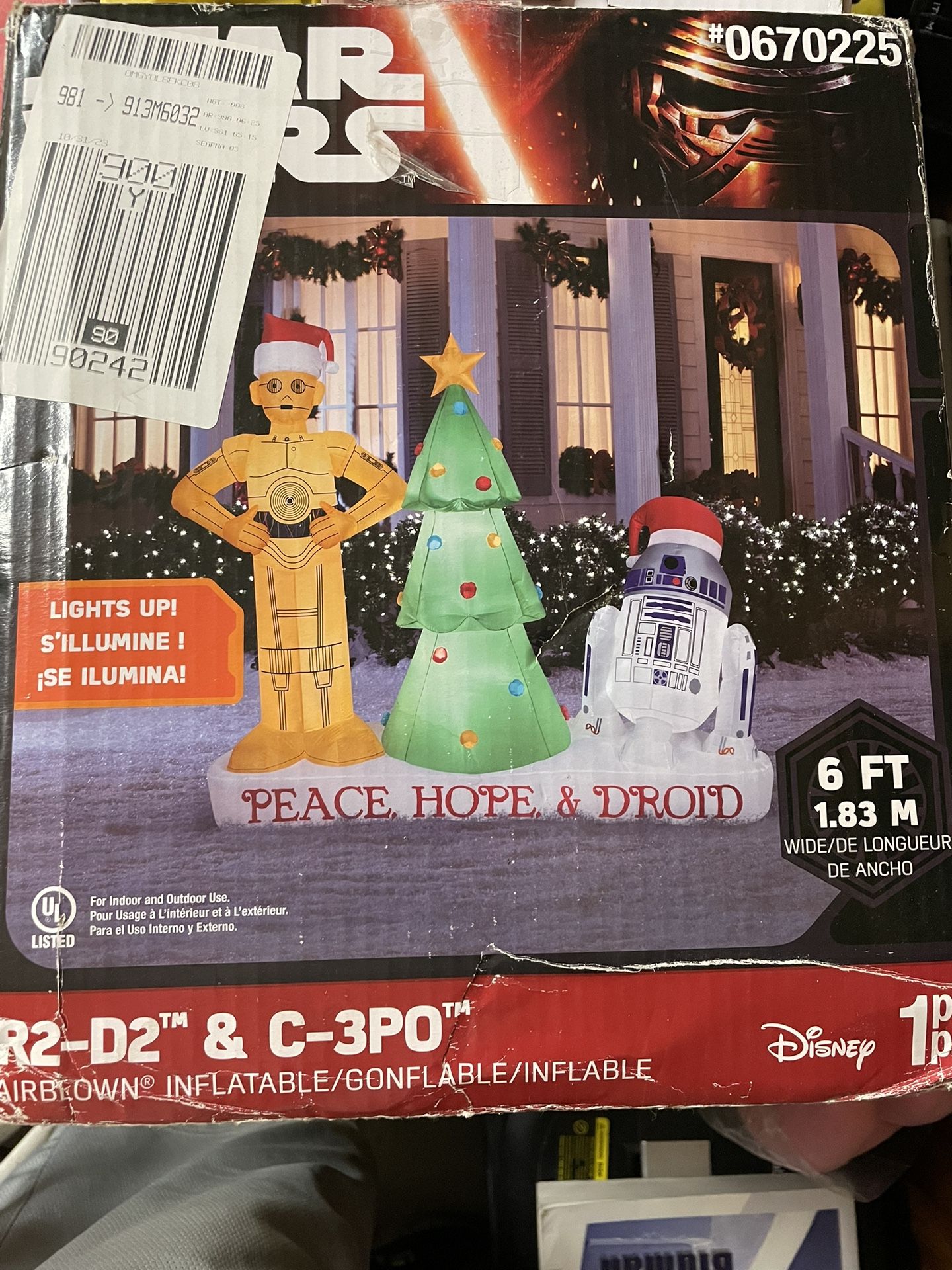 Star Wars 6 Foot Inflatable 