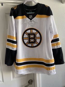 Men's Boston Bruins Fanatics White Away Premium Jersey