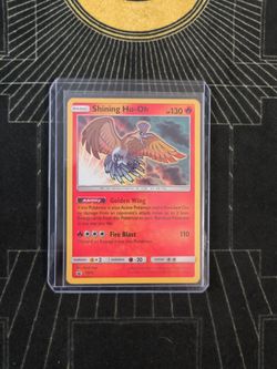 Shining Ho-oh pokemon card