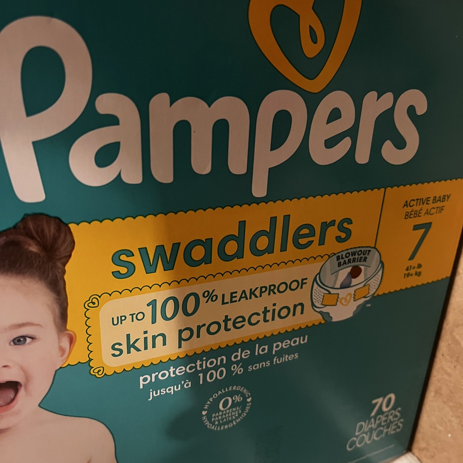 Pampers Swaddlers Size 7 (70 Count)