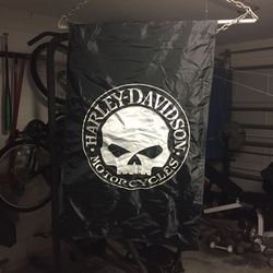 Harley Davidson Motorcycle Flag