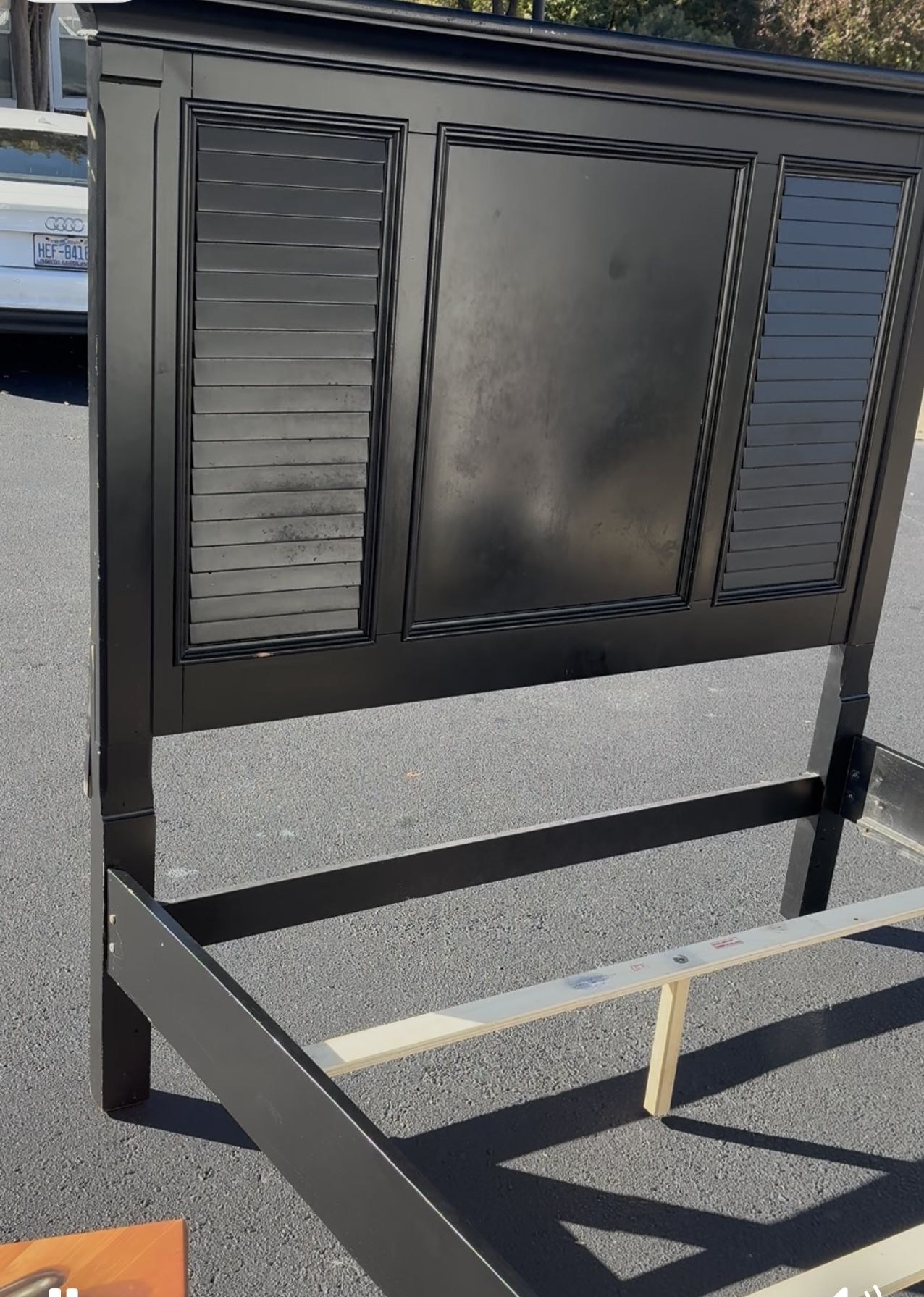 Black Queen Size Bed /deep Dark Brown/black Dresser