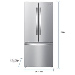 Moving Sale--MUST GO! Kenmore 17.5 cu. ft. French Door Refrigerator Fingerprint-Resistant Stainless Steel--  Accepting Best Offer