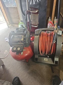 Air compresor with  hose  and tips