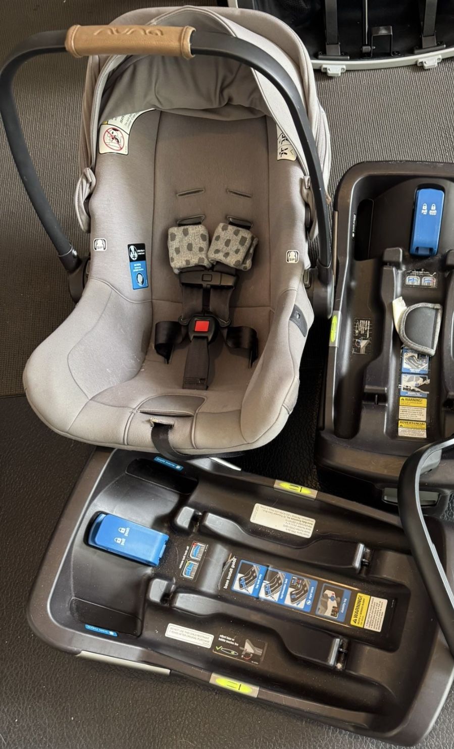 Nuna x Pottery Barn Pipa Lite LX Car Seat With Two Base