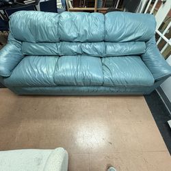 Blue Leather couch
