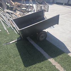 Small Utility Trailer. Used On Back Of Golf Cart. No Longer Used. Paid 150 Asking 100