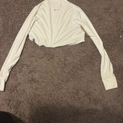 womens training long sleeve crop top