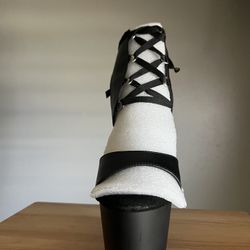 Lace-Up Front Booties 
