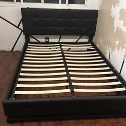 full size bed frame and mattress for sale