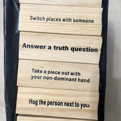 Drinking Game … Huge Pieces Similar To Jenga 