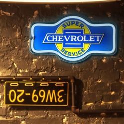 Chevrolet Garage Neon Chevy Sign  Man Cave 