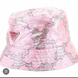 Pink Prada hat