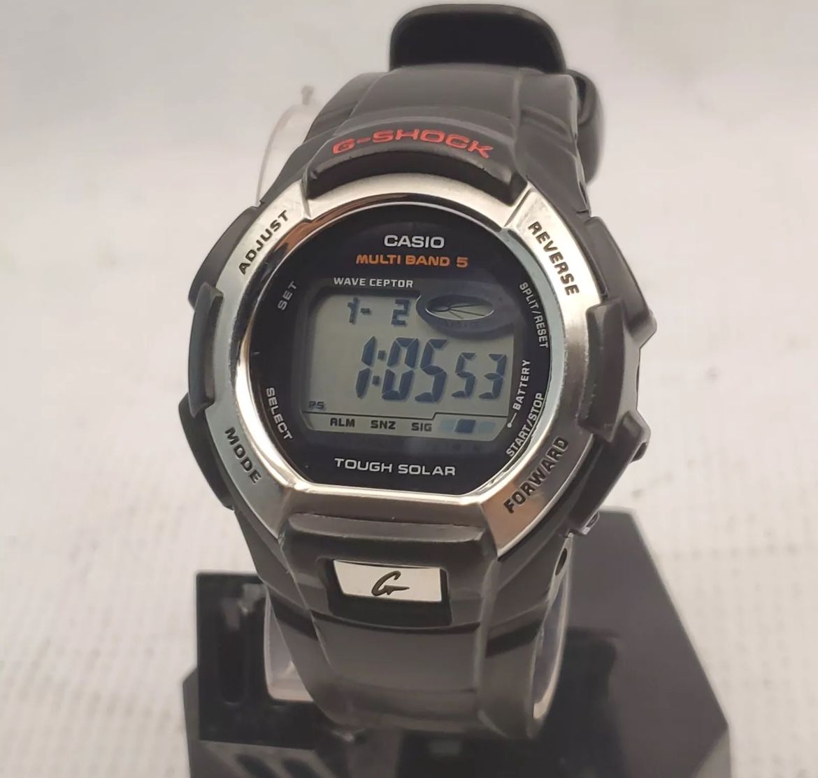 Casio G-Shock GW-800 TOUGH SOLAR WAVE CEPTOR MULTI BAND 5 ALARM MEN'S WATCH