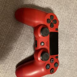 Red Ps4 Controller 