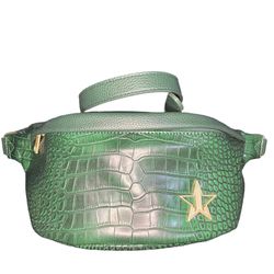Jef-free star crocodile Green Bumbag