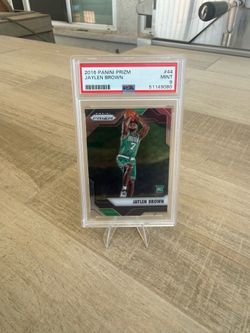 Jaylen Brown PSA 9 prizm rookie