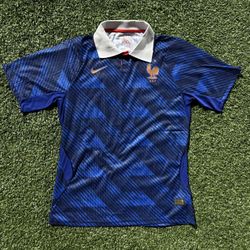 Nike France Soccer Jersey Blue FFF Football Shirt Men’s Size [L/XL]