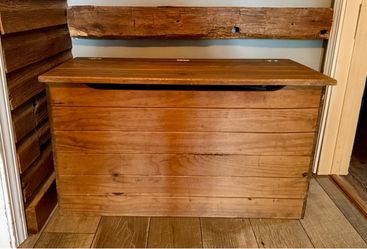 Small wooden chest