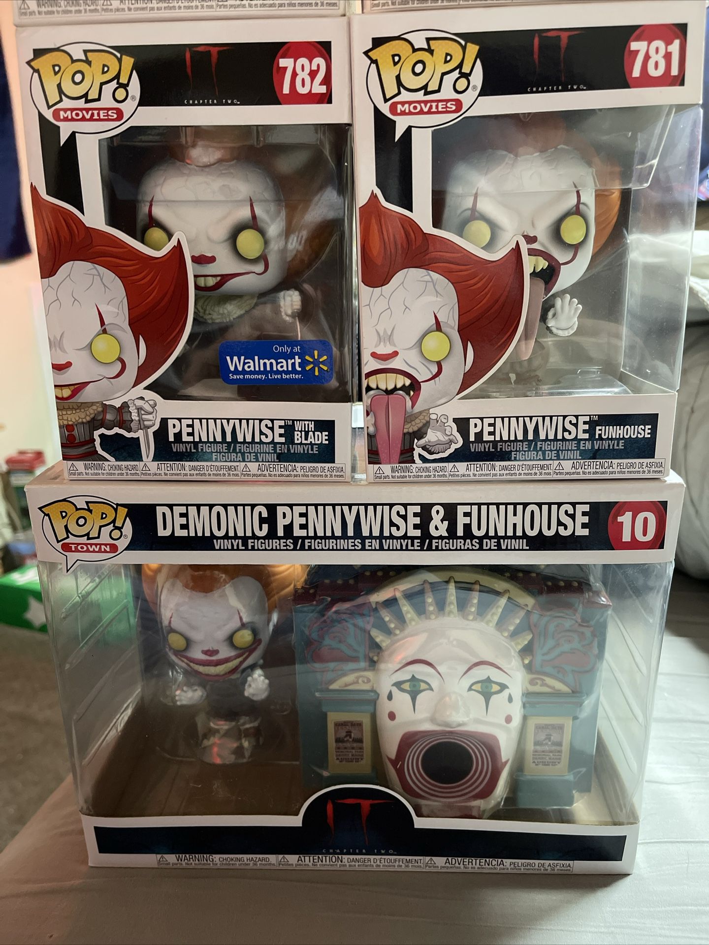 Lot Of 6 Pennywise Funkos
