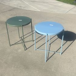 IKEA Metal Patio End Table / Plant Stand
