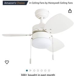 White Ceiling fan 30inch