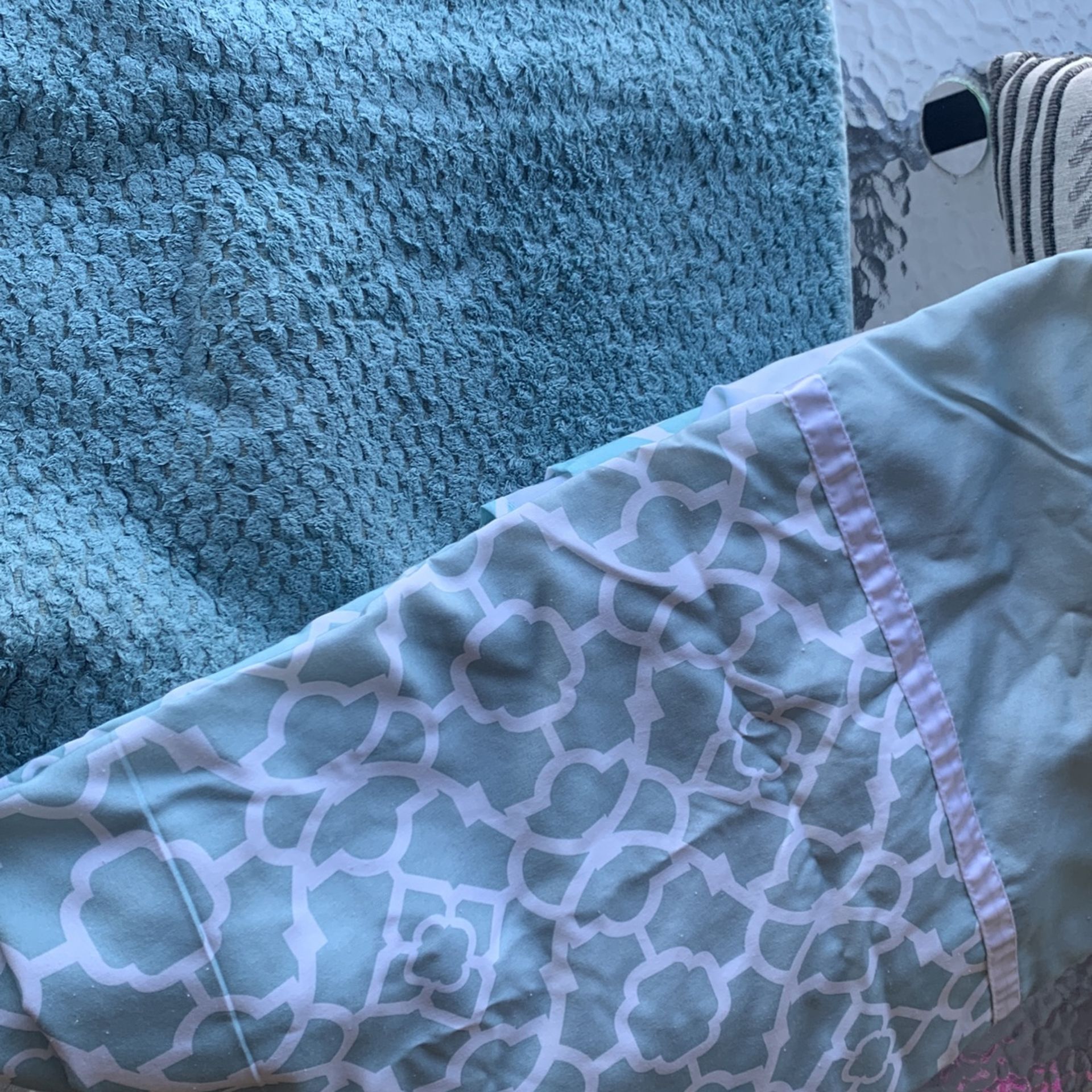 Shower Curtain And Rug