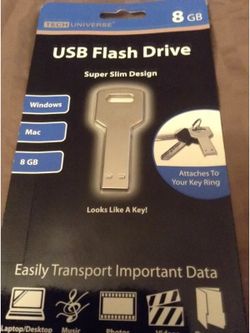 USB FLASH DRIVE. 8 GB