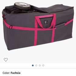 J Childress Stroller Bag (Grey/Fuchsia)