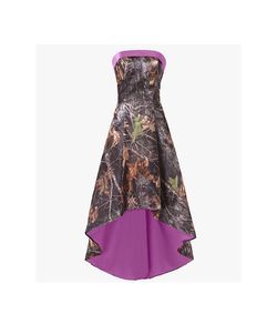 YINGJIABride Camouflage Formal Strapless Dress