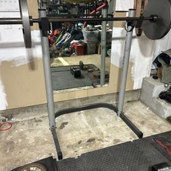 Squat/ Bench Press Rack And Bar