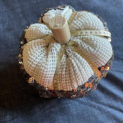 Small Handmade shabby chic Pumpkin