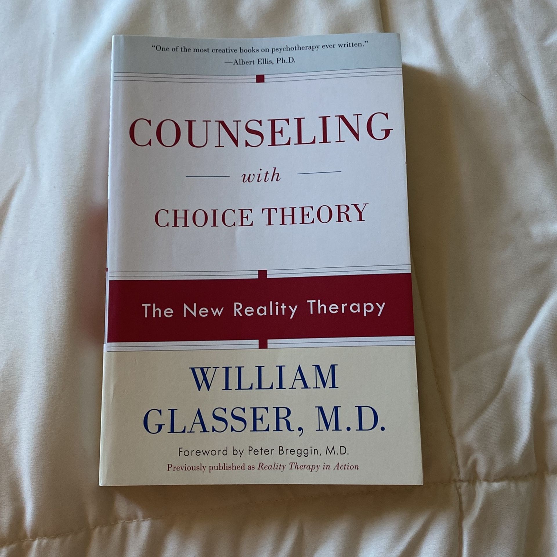 Counseling with Choice Theory Paperback
