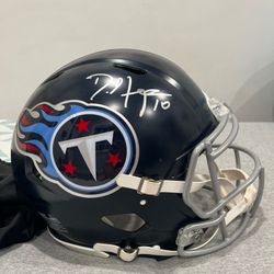 Deandre Hopkins titans speedflex signed helmet