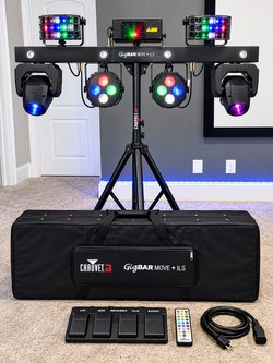 CHAUVET DJ GigBAR Move + ILS – Barely Used – Complete Setup