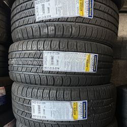 Set 215/55/17 Goodyear Brand New Installed And Balanced
