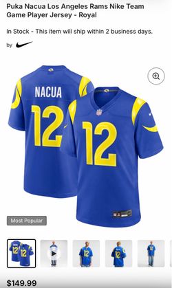La Rams Puka Nacua jersey Large