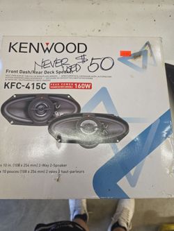 Kenwood 4 x 10 160watt speakers