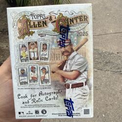 2025 Allen and Ginter Blaster Box Trading Cards 