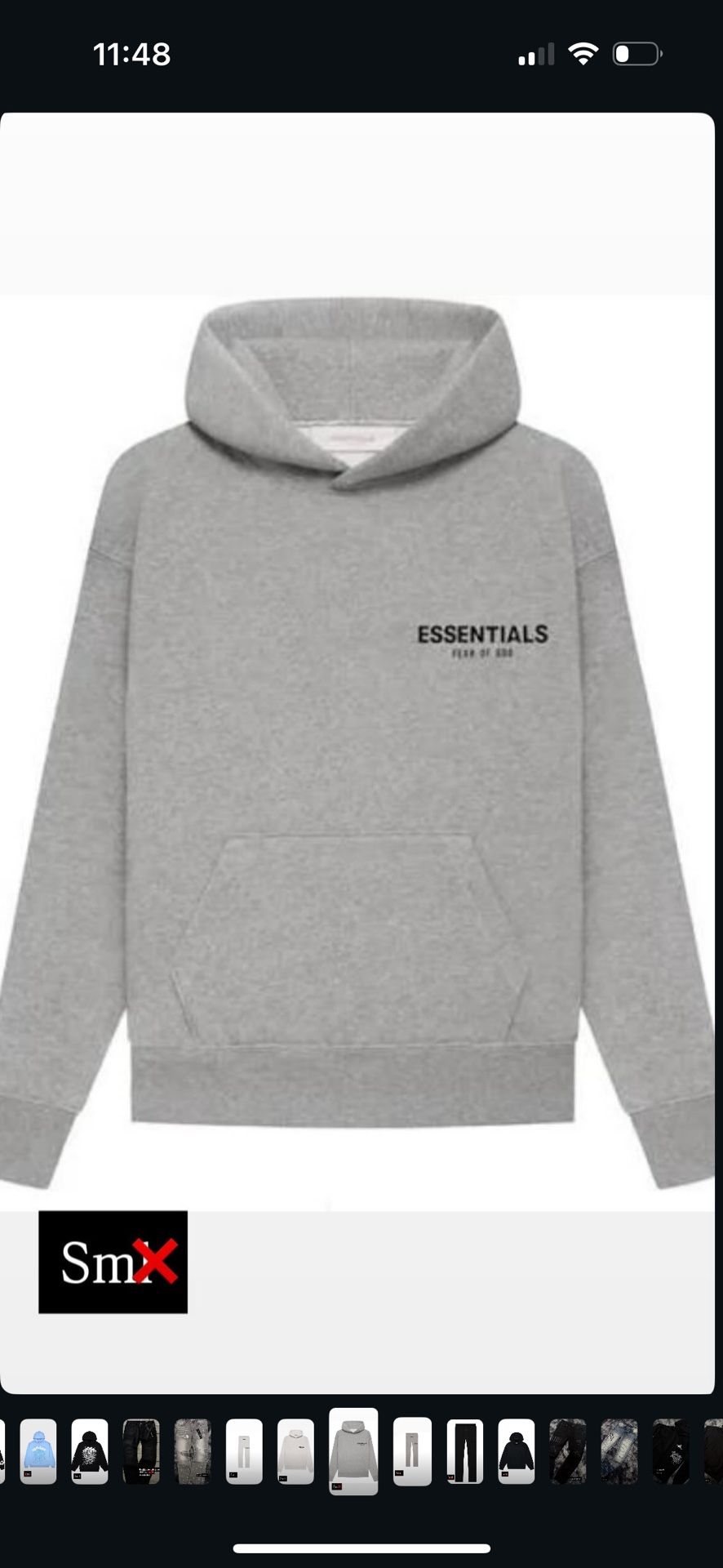 Essential Hoodie Only Small And Medium