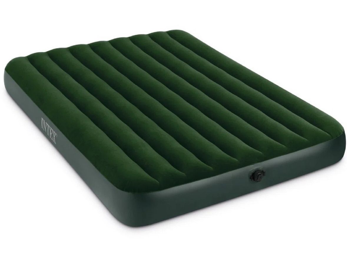 INTEX Twin Rest Classic Blow Up Mattress Air Bed Comes With Pump