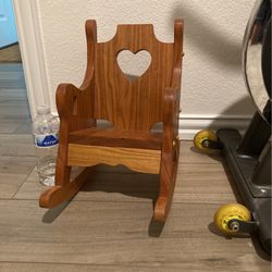 Vintage Baby Doll Rocking Chair 