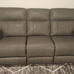 Rhett Micro Reclining Sofa